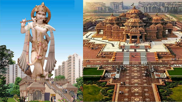 Heritage City: 100 అడుగుల కృష్ణుడి విగ్రహం, కొత్త బృందావనం ఎలా ఉంటుందో తెలుసా?