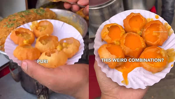 Watch: పానీపూరీని ఇంకెన్ని రకాలుగా పాడుచేస్తార్రా బాబు..! ఈ సారి మామిడి రసంతో.. అవాక్కవుతున్న నెటిజన్లు