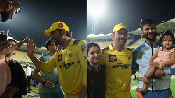 IPL 2023: చిన్నపిల్లాడిలా మారిపోయిన ధోని.. లక్నోప్లేయర్ కూతురితో ఎలా ఆడుకుంటున్నాడో మీరే చూడండి
