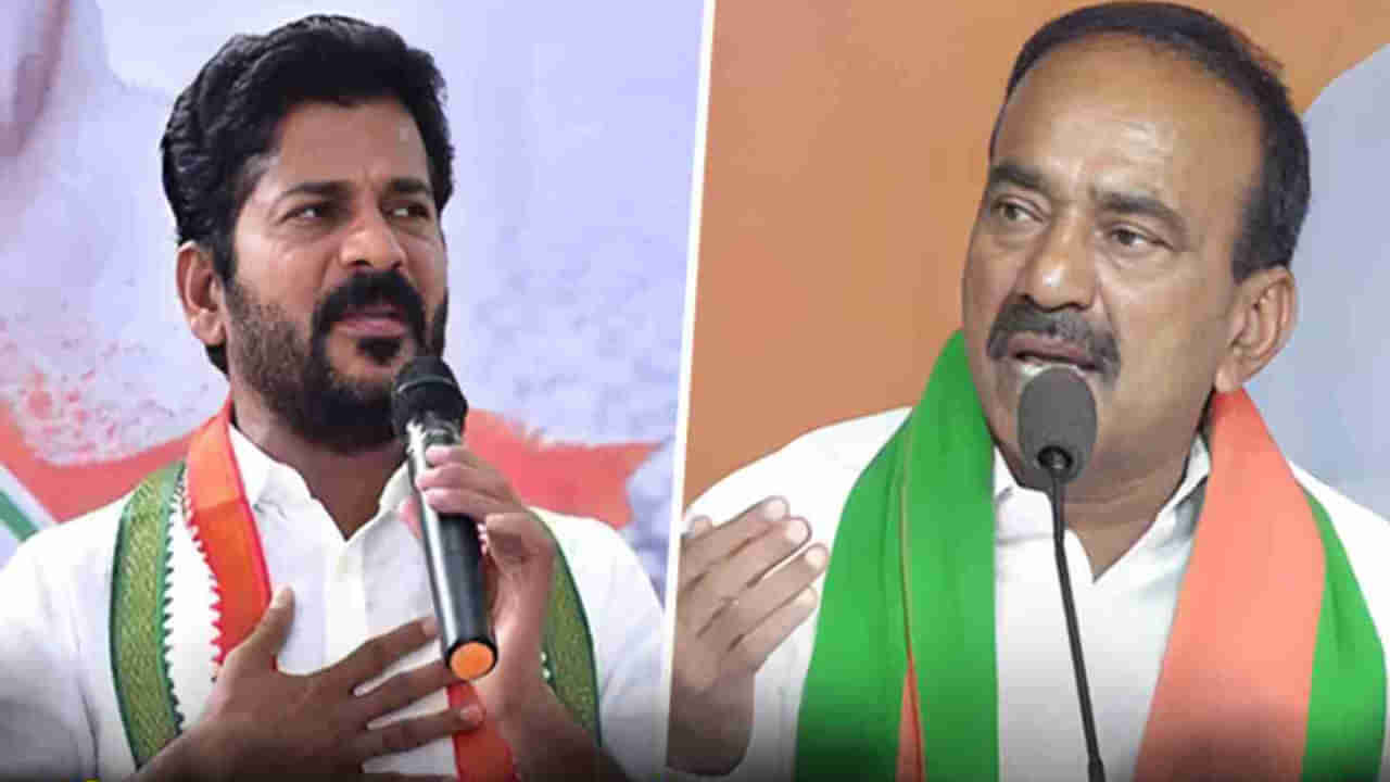 Revanth Reddy: తడిబట్టలతో నేను రెడీ.. భాగ్యలక్ష్మి ఆలయంలో ప్రమాణం చేద్దామా.. ఈటలకు రేవంత్ సవాల్..