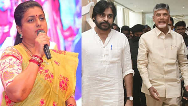 Minister Roja: పవన్, చంద్రబాబులపై మంత్రి రోజా ధ్వజం.. ప్రజలకు ఏం చేశారని స్టిక్కర్లు వేస్తున్నారంటూ ..