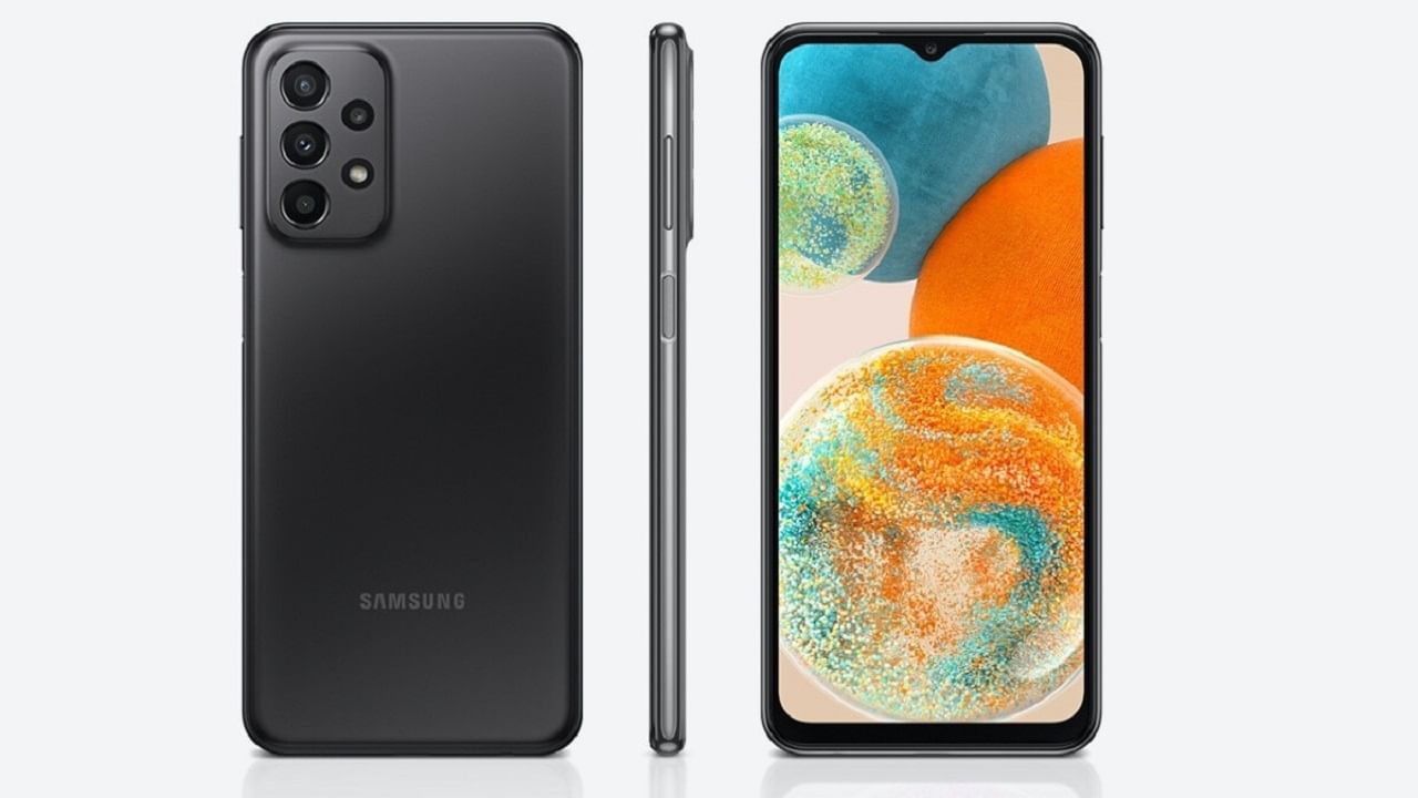 శామ్సంగ్ గేలాక్సీ ఏ23 5జీ(Samsung Galaxy A23 5G).. ఈ ఫోన్ క్వాల్‌కామ్ స్నాప్‌డ్రాగన్ 695 ప్రాసెసర్ ఆధారంగా పనిచేస్తుంది. దీనిలో 120Hz రిఫ్రెష్ రేట్‌తో 6.6-అంగుళాల పీఎల్ఎస్ ఎల్సీడీ డిస్‌ప్లే ఉంటుంది. ఫోన్ వెనుకవైపు 50ఎంపీ+5ఎంపీ+2ఎంపీ+2ఎంపీ క్వాడ్ కెమెరా సెటప్ ఉంటుంది. ముందు వైపు 8ఎంపీ  ఉంటుంది. దీనిలో 25W ఫాస్ట్ ఛార్జింగ్ సపోర్ట్‌తో కూడిన 5000mAh బ్యాటరీ ప్యాక్‌ ఉంటుంది.  ఈ ఫోన్ రక్ష కోసం గొరిల్లా గ్లాస్ 5, భద్రత కోసం  ఫింగర్ ప్రింట్ సెన్సార్‌తో వస్తుంది. దీని ధర రూ.22,999గా ఉంది. 