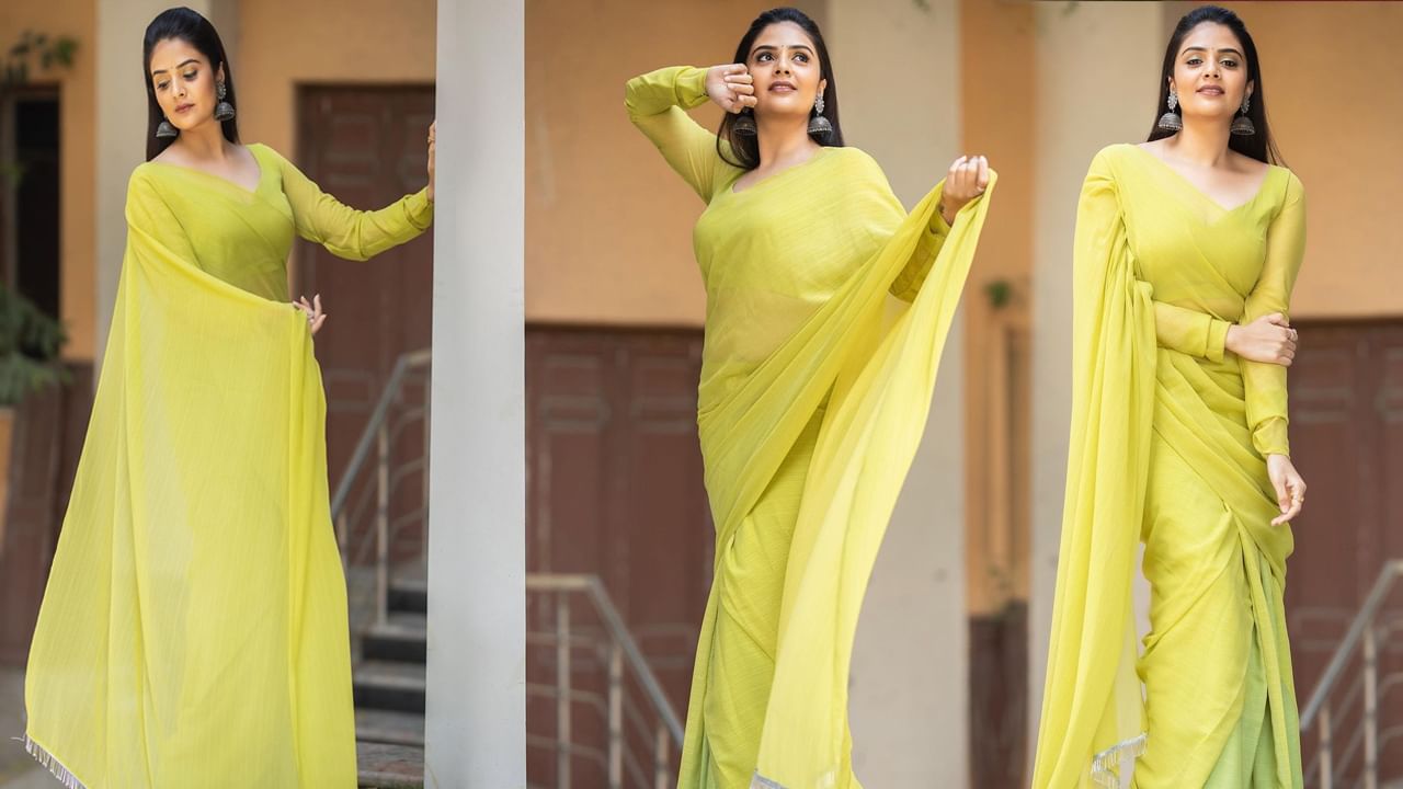 Sreemukhi: సారీ లో దివి నుండి దిగివచ్చిన తరాల మెరిసిపోతున్న శ్రీముఖి
