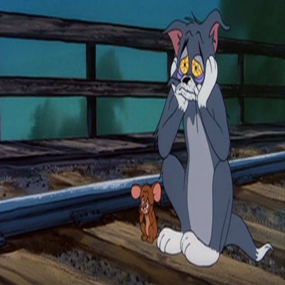The climax of Tom and Jerry is still a mystery.  The last episode was not aired in its entirety.  Tom and Jerry end their lives on a train track.