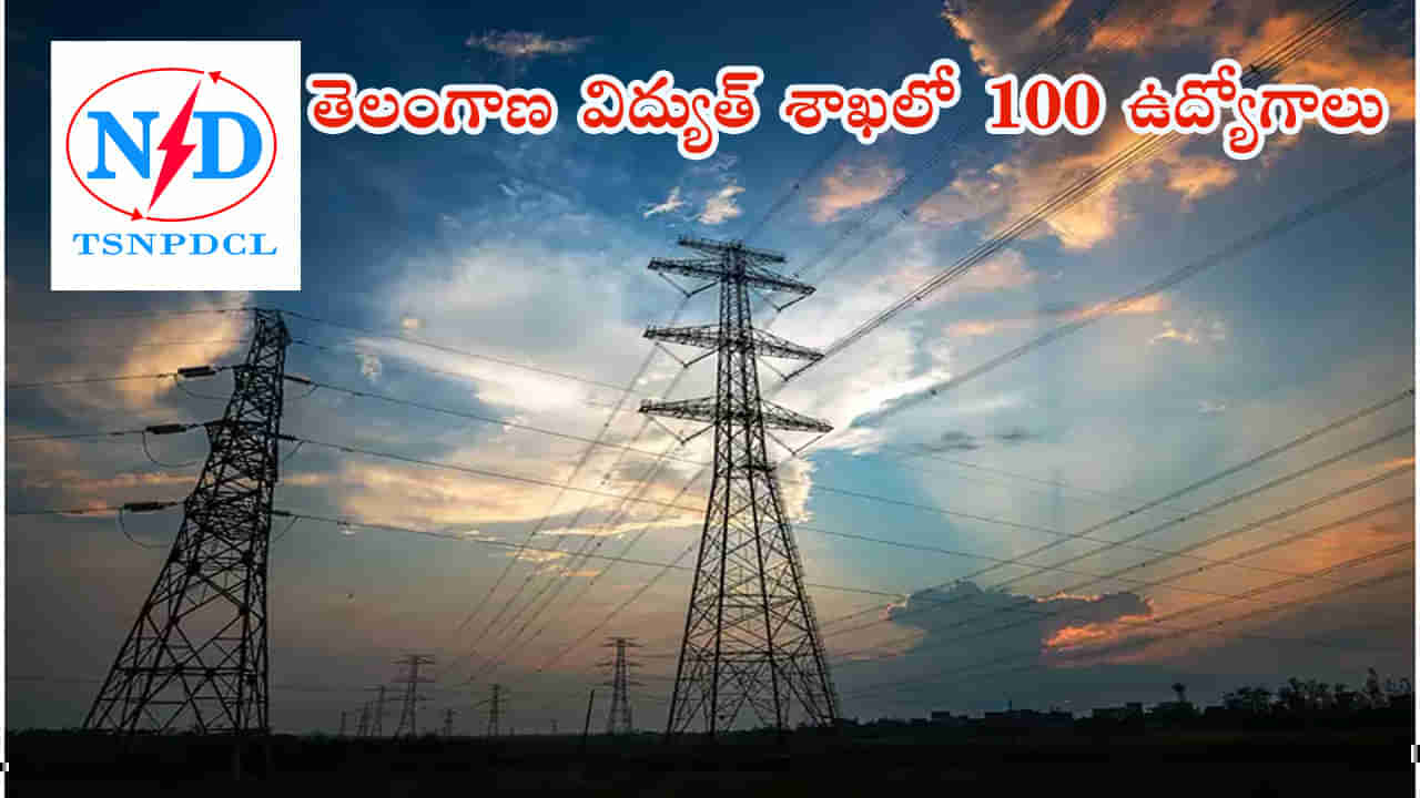 TS Govt Jobs: మరో గుడ్‌న్యూస్.. తెలంగాణ విద్యుత్ శాఖలో 100 ఉద్యోగాలకు నోటిఫికేషన్ విడుదల