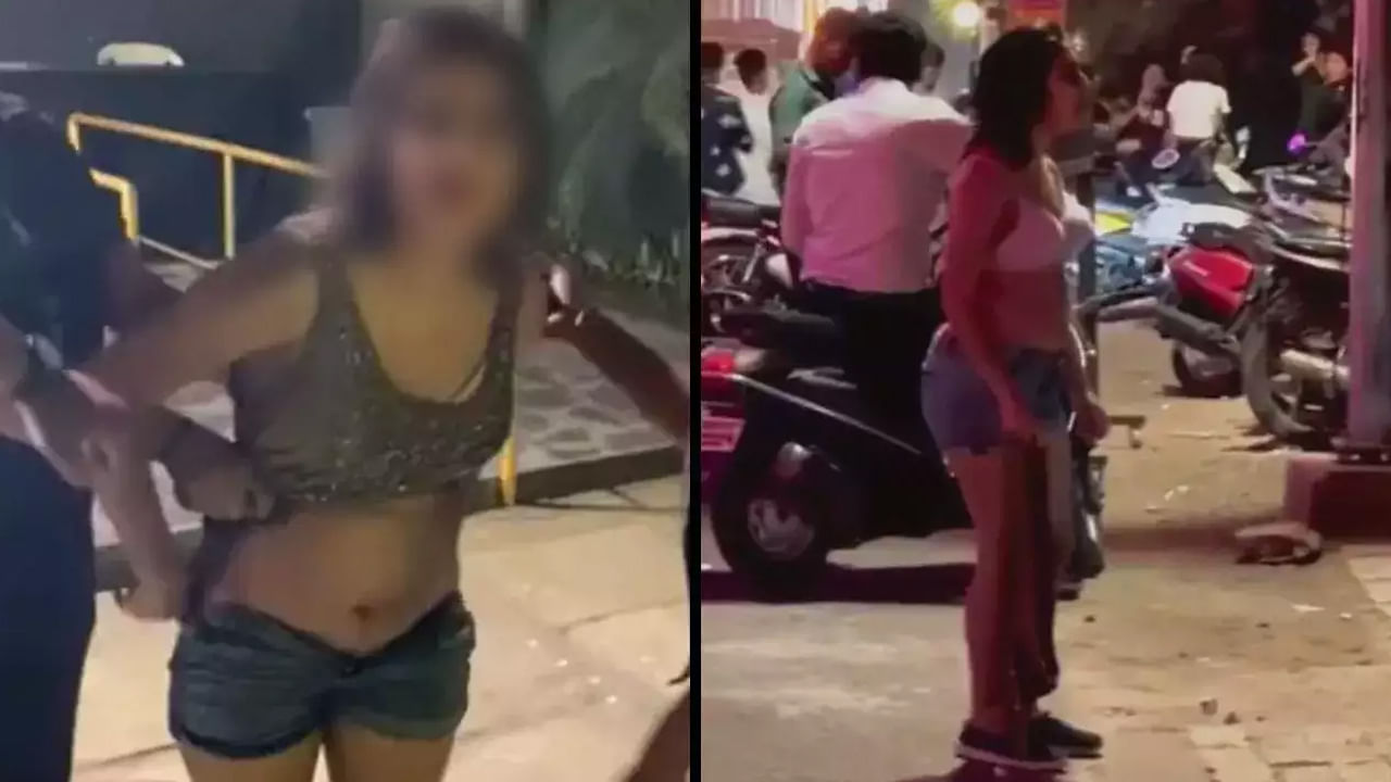 Viral Video: క్లబ్ ముందు డ్రెస్ విప్పేసి రచ్చ చేసిన యువతి.. కారణం తెలిస్తే అవాక్కే..