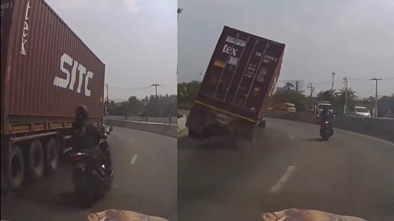 Viral video: అదృష్టానికి బ్రాండ్ అంబాసిడర్లా ఉన్నాడుగా.. ఒక్క క్షణం అటుఇటైనా.. జీవితం తలకిందులైయ్యేది.