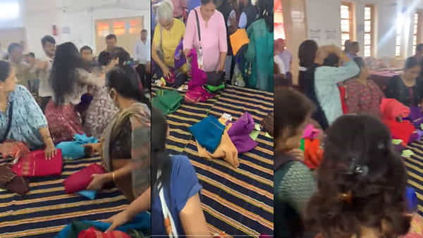 Viral Video: ఓ చీర.. ఇద్దరు మహిళలు.. సీన్ కట్ చేస్తే.. షాపులోనే పొట్టుపొట్టుగా కొట్టుకున్నారు.. వీడియో చూస్తే..