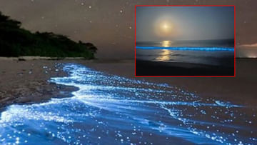 Visakhapatnam: Vizag-Bhimili beach strange lights.. Video going viral