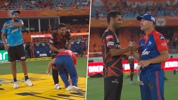 SRH vs DC: మామ మారిపోలేదుగా..! భువనేశ్వర్ కాళ్లపై పడిన డేవిడ్ వార్నర్.. వైరల్ అవుతున్న వీడియో..