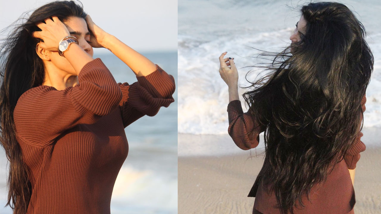 Tollywood : సాగర తీరాన కుర్రాళ్ల కలల రాకూమారి.. కురుల మాటున దాగిన ఆ అందం ఎవరిదో గుర్తుపట్టగలరా ?..