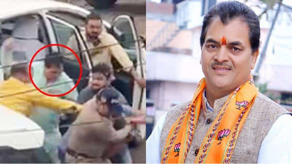 Premchand Aggarwal: నడి రోడ్డుపై యువకుడిని చితకబాదిన మంత్రి.. వైరల్ అవుతోన్న వీడియో