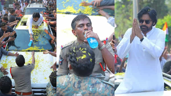 Pawan Kalyan: దటీజ్ పవన్ కల్యాణ్.. పోలీస్ అధికారి పరిస్థితి చలించిపోయిన పవర్ స్టార్.. ఎనర్జీ డ్రింక్ ఇచ్చి మరీ..