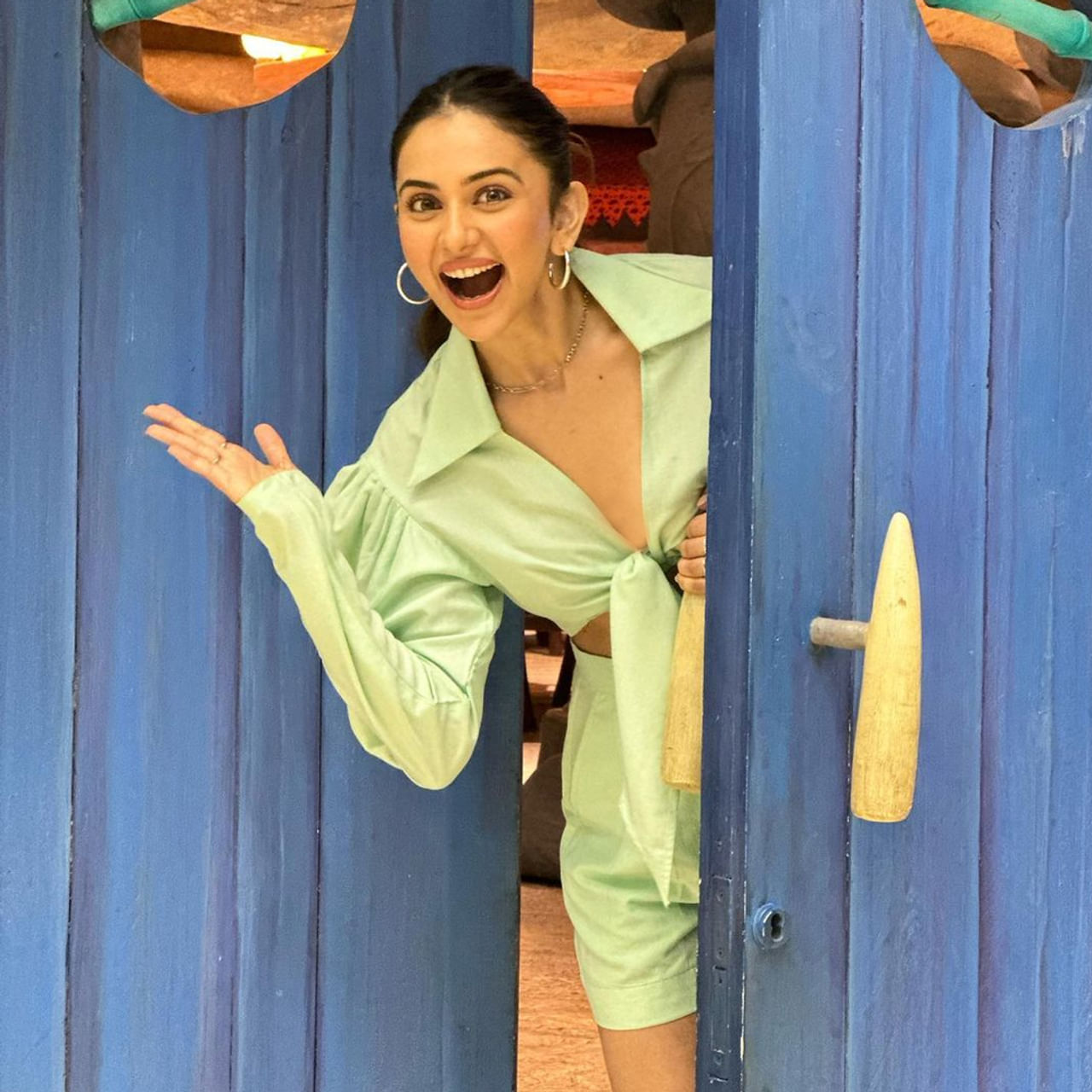 టాలీవుడ్ టాప్‌ హీరోయిన్ల లిస్ట్ లో తక్కువ టైం లోనే చేరింది అందాల తార రకుల్‌ ప్రీత్‌ సింగ్. వరుస సినిమాలు అవకాశాలు దక్కించుకుంది ఈ బ్యూటీ. టాలీవుడ్‌లో దాదాపు అందరు అగ్రహీరోల సరసన ఆడిపాడింది. కెరటం సినిమాతో టాలీవుడ్ లోకి అరంగేట్రం చేసింది. ఈ భామ తాజాగా సోషల్ మీడియాలో ఫోటోలు షేర్ చేసింది. ఈ ముద్దుగుమ్మ తాజా ఫొటోస్ చుస్తే వావ్ అనాల్సిందే.