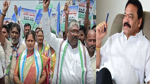 Srikakulam: వైసీపీలో భగ్గుమన్న వర్గపోరు.. జగన్ ముద్దు.. కిరణ్ వద్దు.. అంటూ అసమ్మతి నాయకులు నినాదాలు