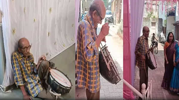 Viral Video: 95 ఏళ్ల వృద్ధుడి జీవన పోరాటం.. పొట్ట కూటి కోసం డ్రమ్స్ వాయిస్తూ.. చూస్తే కన్నీళ్లు ఆగవు