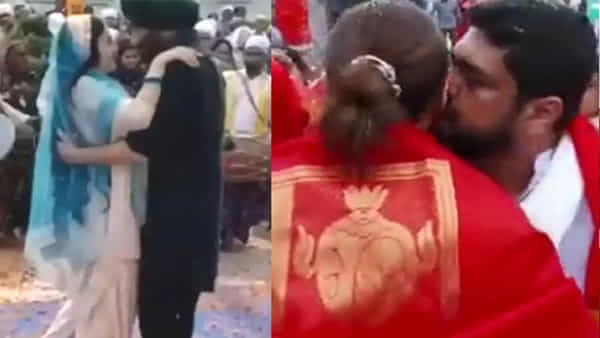 అప్పుడు తిరుమల.. ఇప్పుడు గురుద్వారా.. పవిత్ర స్థలంలో హీరోతో రొమాన్స్ చేసిన అమీషా పటేల్.. సిక్కు మతస్థుల ఫైర్