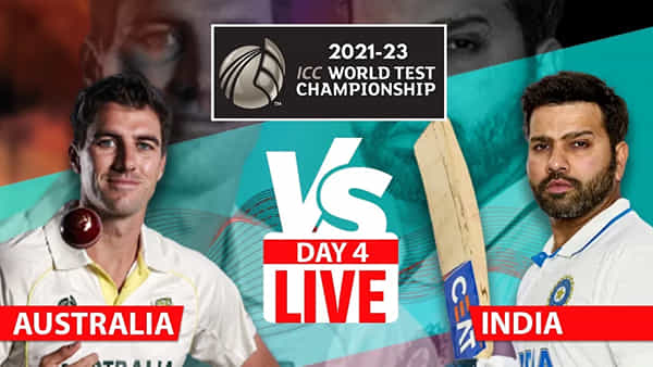AUS vs IND LIVE Score, WTC Final 2023 Day 4: పోరాడుతున్న టీమిండియా.. ఆశలన్నీ కోహ్లీ, రహానేపైనే