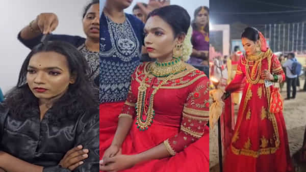 Watch: మేకప్ మహాత్యం..! పెళ్లి కూతురిలా మారిన యువకుడి అందం చూస్తే.. అమ్మాయిలు కూడా చూపుతిప్పుకోలేరు..