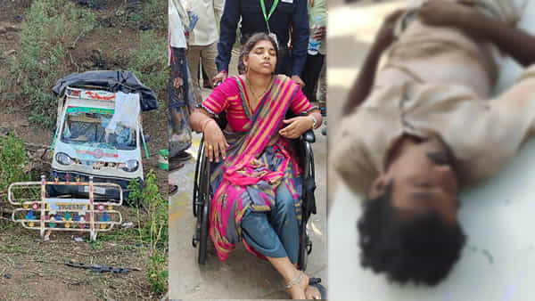 Bhadradri: బ్రిడ్జిపై నుంచి ఆటో బోల్తా.. ఇద్దరు చిన్నారులతో సహా నలుగురు దుర్మరణం.. దైవదర్శనం నుంచి వెళ్తుండగా..