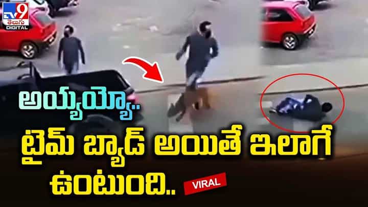 అయ్యయ్యో.. టైమ్ బ్యాడ్ అయితే ఇలాగే ఉంటుంది.. కారు నుంచి సేఫ్ అయినా.. కుక్క వదల్లేదు.. అయ్యయ్యో.. టైమ్ బ్యాడ్ అయితే ఇలాగే ఉంటుంది.. కారు నుంచి సేఫ్ అయినా.. కుక్క వదల్లేదు..