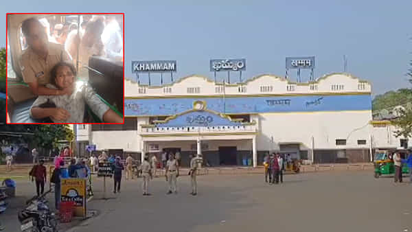 Khammam: రైల్వేస్టేషన్లో గుండెలు మెలిపెట్టే ఘటన.. మహిళ ట్రైన్ ఎక్కుతుండగా ఏం జరిగిందంటే..?