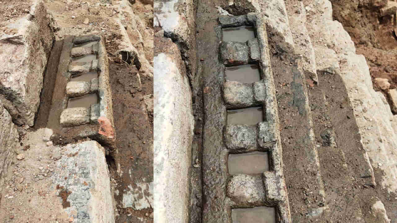 Mangalagiri: కోనేరు పునర్నిర్మాణం.. మురుగు తొలగిస్తుండగా అద్భుతం