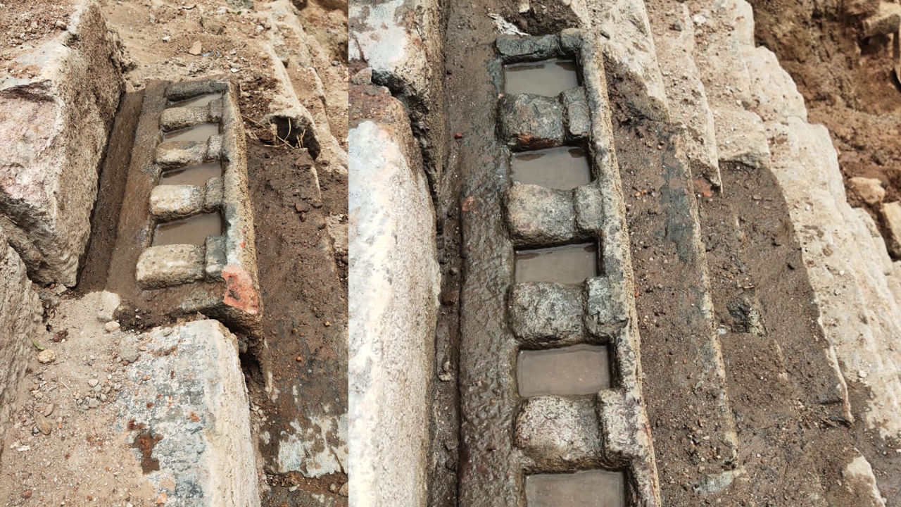 Mangalagiri: కోనేరు పునర్నిర్మాణం.. మురుగు తొలగిస్తుండగా అద్భుతం