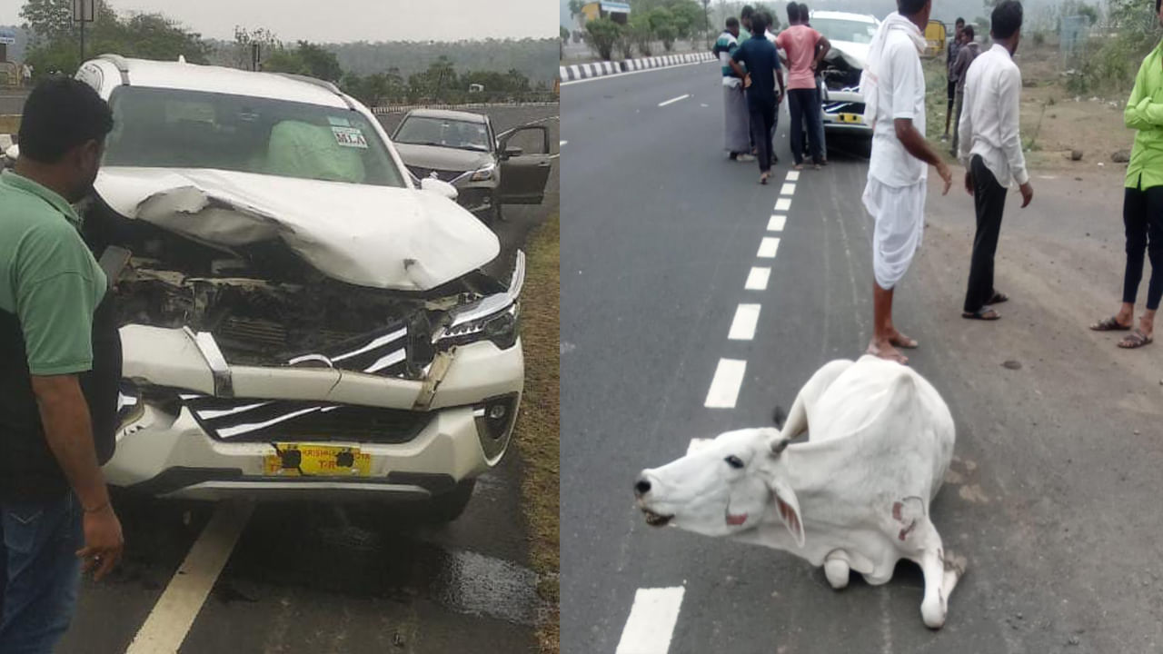 MLA Rathod Bapurao Car Accident : పెను ప్రమాదం.. నుజ్జనుజ్జయిన బీఆర్‌ఎస్‌ ఎమ్మెల్యే వాహనం