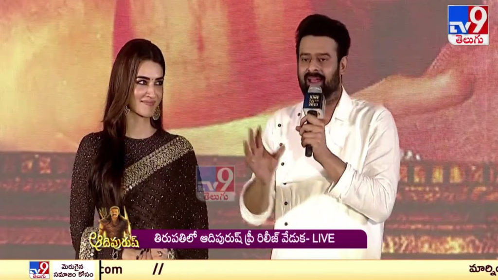 Prabhas,kriti Sanon