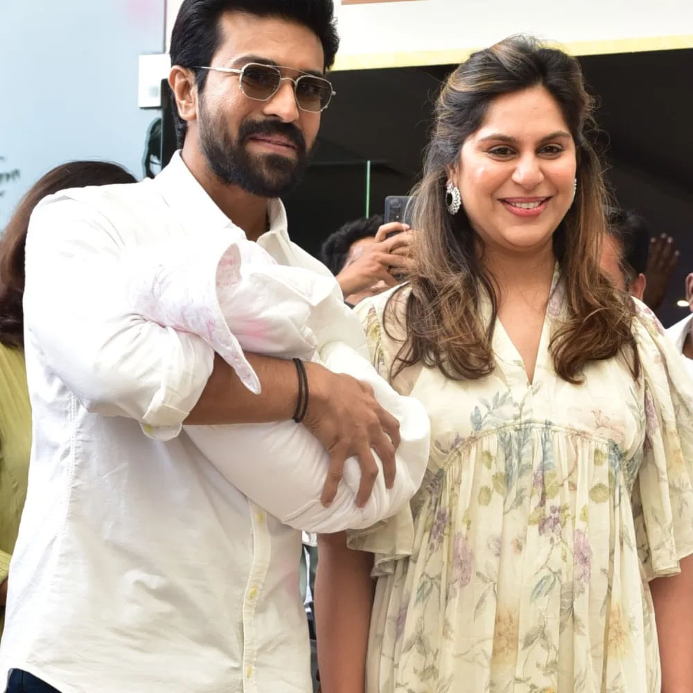 It is known that Mega Power Star Ram Charan-Upasana couple got promotion as parents.  Upasana gave birth to a female child.