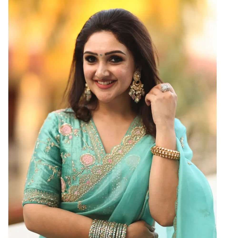 He is also a moderator in Telugu TV channels.  Sridevi Vijayakumar who is active on social media often shares her photos and videos.