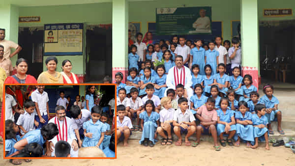 Dharmendra Pradhan: చిన్ననాటి స్కూల్ని సందర్శించిన కేంద్ర మంత్రి.. ‘దేవాలయం’ అంటూ విద్యార్థులతో కలిసి సందడి..