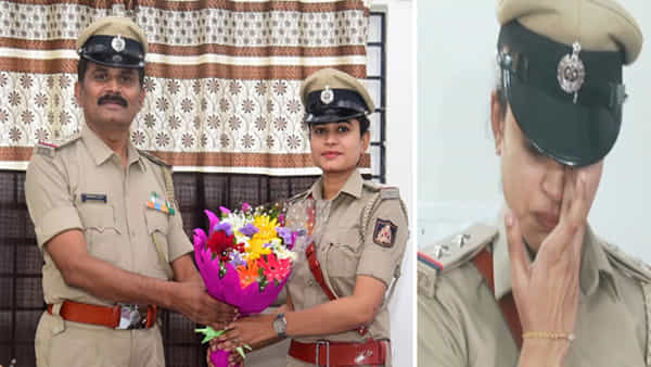 నాన్నకు ఇంతకు మించిన సంతోషం ఇంకేముంటుంది ..! తన ప్లేస్లో ఎస్సైగా కుమార్తెకు బాధ్యతల అప్పగింత