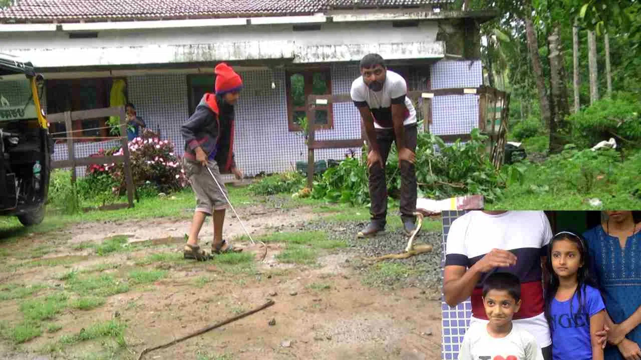 పాములు పట్టడం గురించి తండ్రిని అడిగితే ఇలా అంటాడు.. మా తాత పుట్టినప్పటి నుంచి పాములను పట్టుకుని కాపాడుతున్నాడు.. దాని ప్రకారం నేను పాములను రక్షిస్తున్నానని చెప్పాడు విరాజ్ తండ్రి ప్రశాంత్. తాను కూడా తన కొడుకుకు పామును రక్షించే విధానం నేర్పించినట్లు చెప్పాడు.