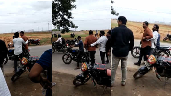 Suryapet: బెల్ట్ షాపు వద్ద ఖాకీల గోల.. మందేసి.. మైకంలో మైమరిచి