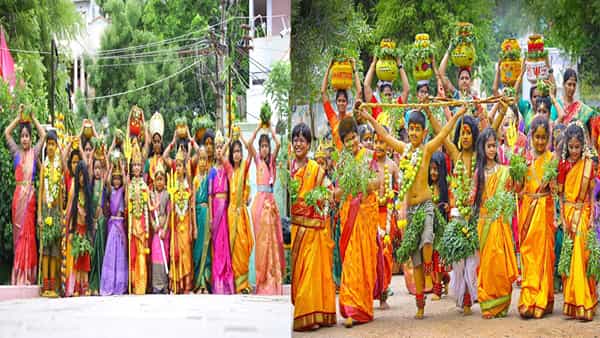 Bonalu 2023: బోనమెత్తిన చిన్నారులు.. పోతురాజు విన్యాసాలతో నేత్రపర్వంగా ఊరేగింపు.