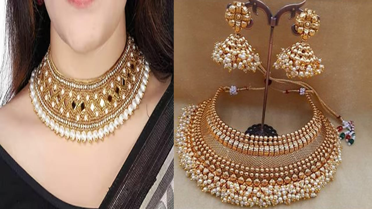 ప్రస్తుతం చోకర్ నెక్లెస్ ప్రస్తుతం ట్రెండ్ను సృష్టిస్తున్నాయి. సాంప్రదాయంగా చీరను ధరించినా లేదా ట్రెండీ లుక్ కోసం డ్రెస్ ను ధరించినా దుస్తులకు అనుగుణంగా చోకర్ ధరించడం మంచి లుక్ వస్తుంది. దుస్తులకు తగినట్లు ముత్యాలు, రాళ్ల తో కూడిన నగలు లేదా ఏదైనా ఇతర డిజైన్తో ఉన్న ఆర్నమెంట్ బెస్ట్ ఎంపిక.