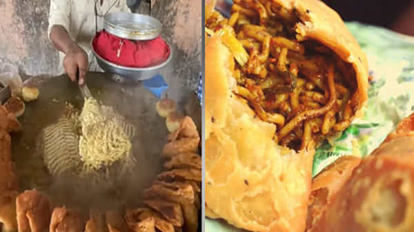 Viral Video: సరికొత్త వంటకం స్పైసీ మ్యాగీ సమోసా.. రెసిపీ చూస్తే షాక్.. ఇవేం ప్రయోగాలు బాబోయ్