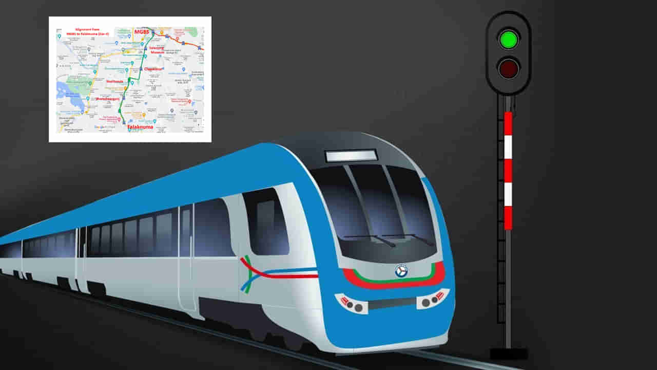 Hyderabad Old City Metro: ఇదే ఓల్డ్ సిటీ మెట్రో అలైన్ మెంట్.. ఎక్కడెక్కడ స్టేషన్లు వస్తున్నాయో తెలుసా..?