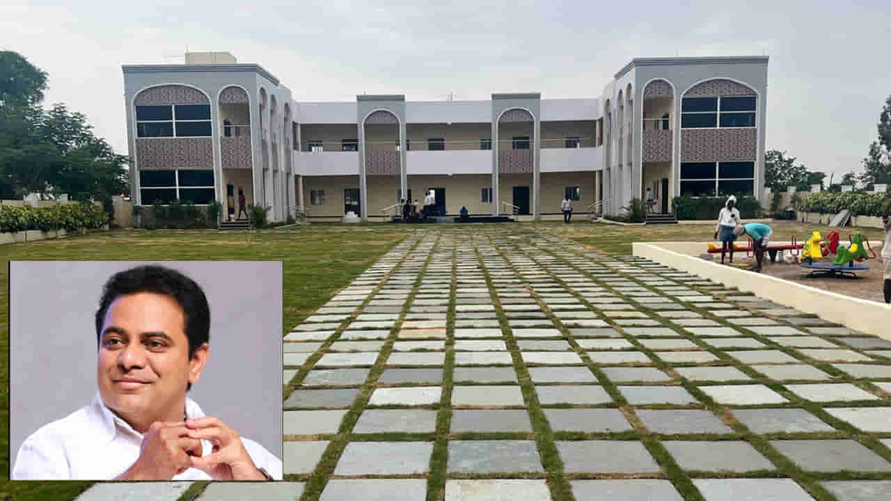 KTR: నానమ్మకు ప్రేమతో.. రూ. రెండున్నర కోట్ల సొంత ఖర్చుతో పాఠశాల నిర్మించిన కేటీఆర్‌