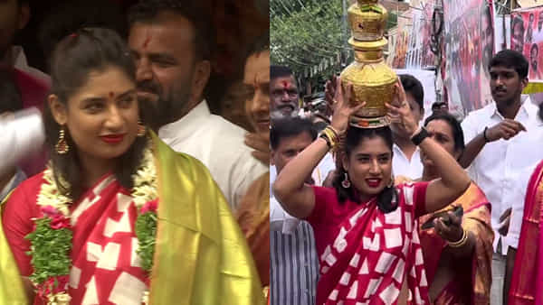 Mithali Raj: బోనమెత్తిన మిథాలీరాజ్.. లాల్దర్వాజా బోనాల జాతరలో లేడీ టెండూల్కర్ సందడి