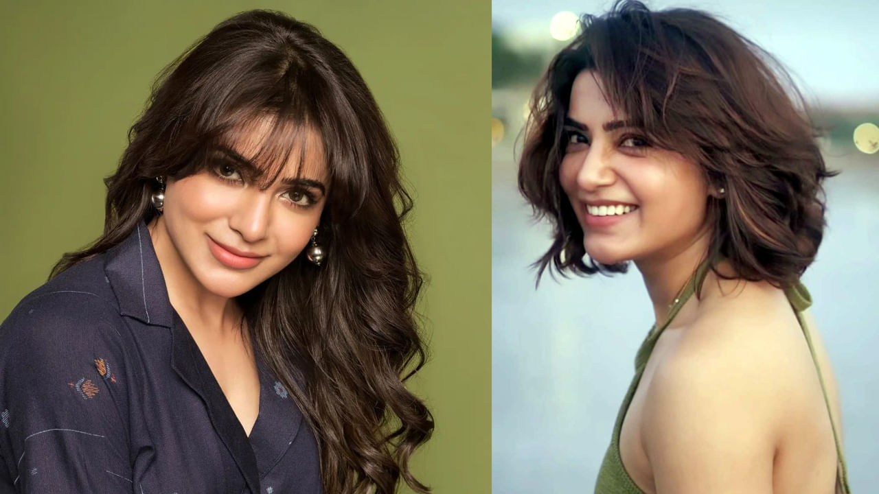 Samantha: షార్ట్ హెయిర్‏తో క్యూట్‏గా కనిపిస్తోన్న సామ్.. చిరునవ్వుతో కట్టిపడేస్తోన్న సమంత..