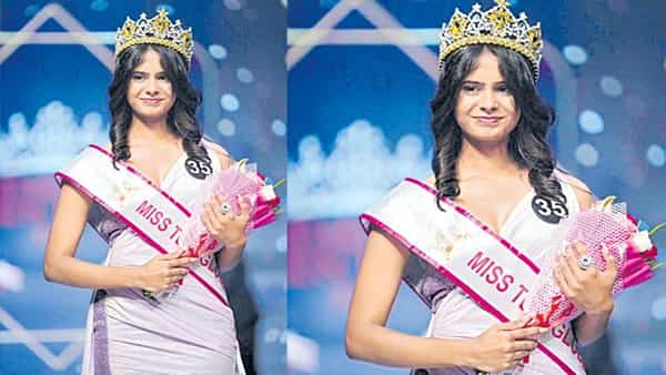 మిస్ టీన్ గ్లోబ్ ఇండియా కిరీటం దక్కించుకున్న చంద్రగిరి యువతి
