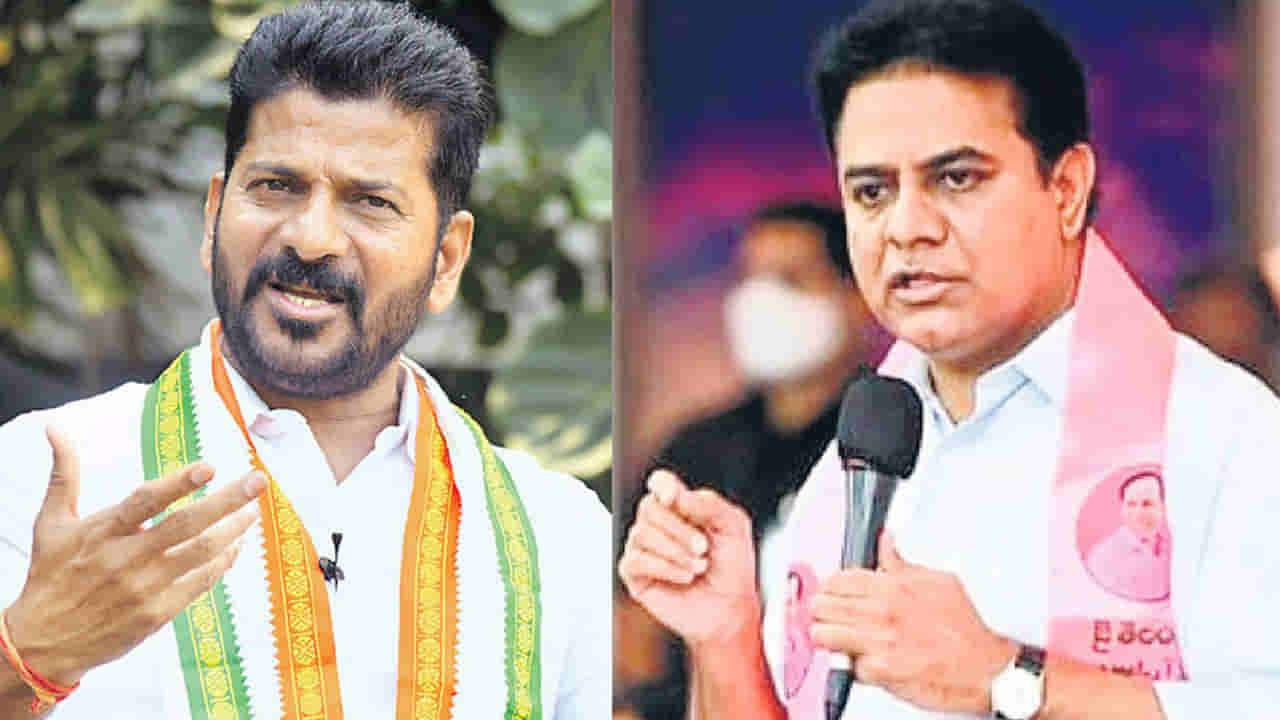 Telangana Politics: తెలంగాణలో ఇదో సరికొత్త ‘పవర్‌’ వార్‌.. కాంగ్రెస్‌ను ఇరకాటంలో పెట్టేందుకు కేటీఆర్ మార్క్ వ్యూహం..!