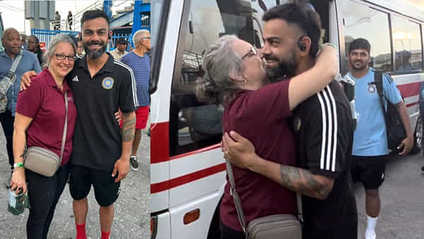 IND vs WI: దటీజ్ కింగ్ కోహ్లీ..! కొడుకుని కాకుండా విరాట్ని చూడడానికే వచ్చిన విండీస్ ప్లేయర్ తల్లి.. వైరల్ అవుతున్న వీడియో..