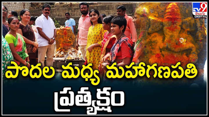 Ganapati idol: పొదల మధ్య అతిపురాతన మహాగణపతి ప్రత్యక్షం.. వీడియో వైరల్. Ganapati idol: పొదల మధ్య అతిపురాతన మహాగణపతి ప్రత్యక్షం.. వీడియో వైరల్.