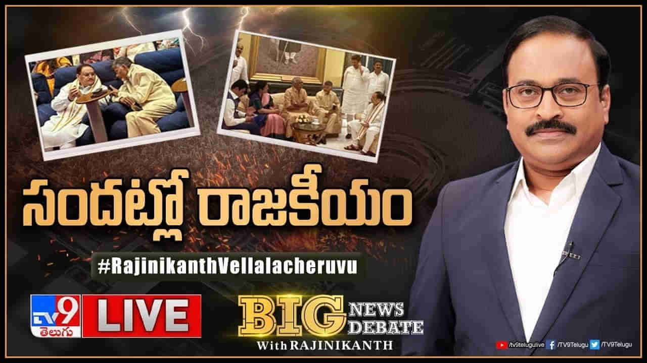 Big News Big Debate: పాతస్నేహం కొత్తగా చిగురిస్తోందా..? టీడీపీ- బీజేపీ మధ్య పొత్తు పొడుస్తుందా.. భేటీ అందుకేనా..