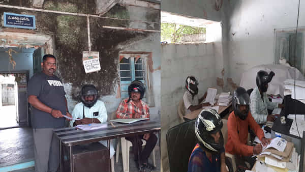 Telangana: ఈ ఆఫీస్లో అడుగు పెట్టాలంటే హెల్మెట్ ధరించాల్సిందే..! చుక్కలు చూపుతోన్న సర్కార్ కొలువు