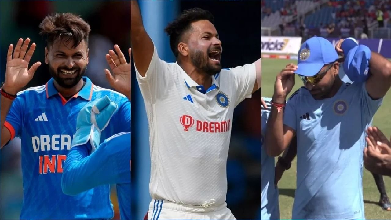 IND vs WI: వికెట్ తీయకున్నా రికార్డుల్లో నిలిచిన ముకేష్.. భారత్ తరఫున రెండో క్రికెటర్‌గా..